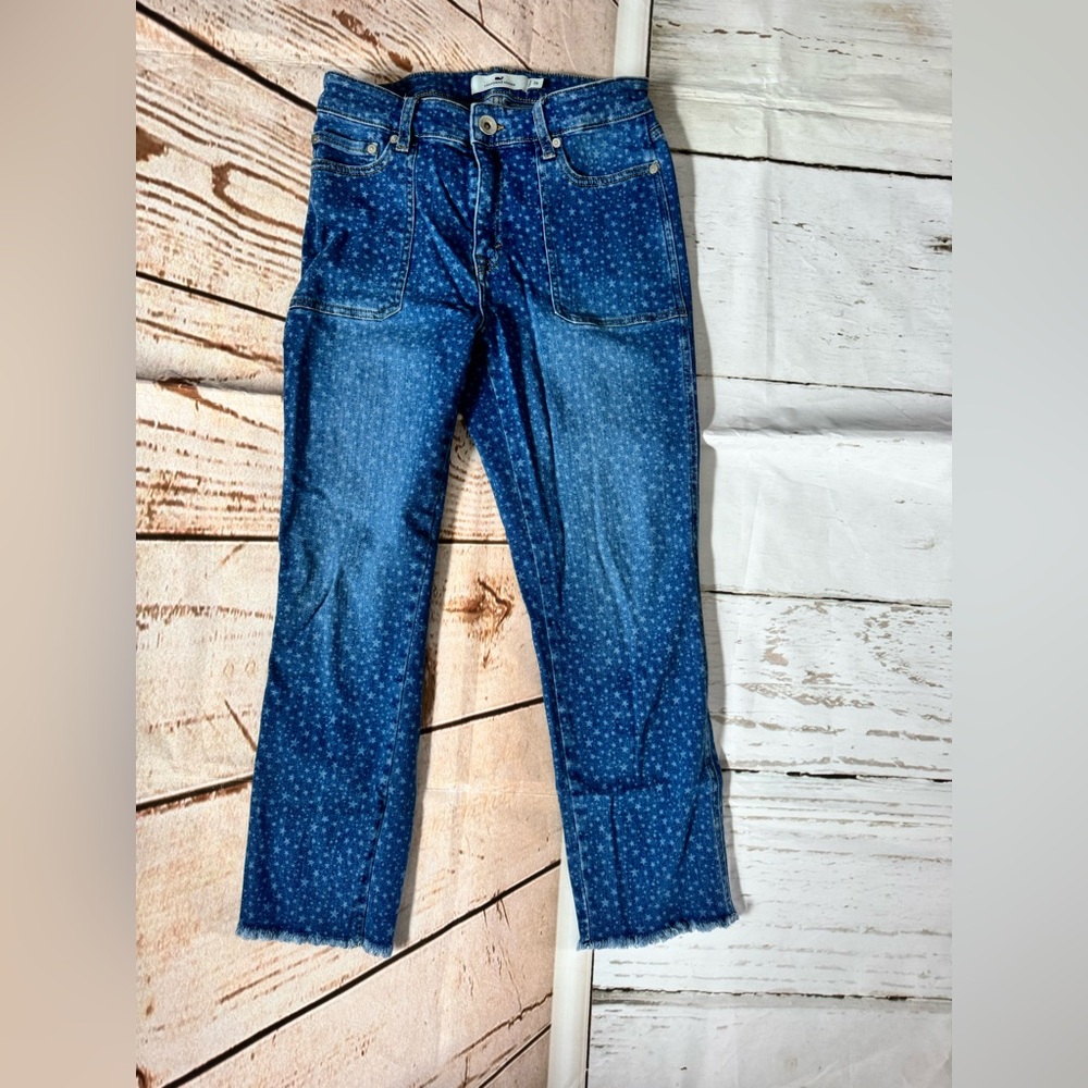Vineyard Vines Blue Star Pattern Women Jeans